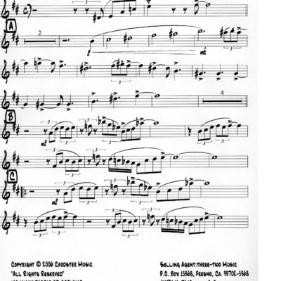 Moon Face Again (Download) Latin jazz printed sheet music www.3-2music.com composer and arranger Hilario Duran big band 4-4-5 instrumentation