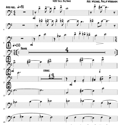 Volando (Download) Latin jazz printed sheet music www.3-2music.com composer and arranger Joe Gallardo big band 4-4-5 instrumentation