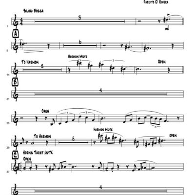 I Remember Diz  V.2 Latin jazz printed sheet music www.3-2music.com composer and arranger Paquito D'Rivera 3-3-5 instrumentation