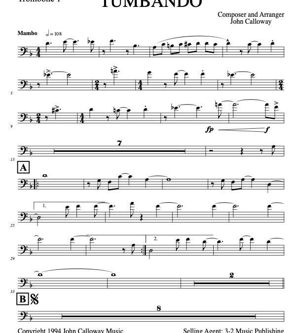 Tumbando – Trombone 1 (Download)