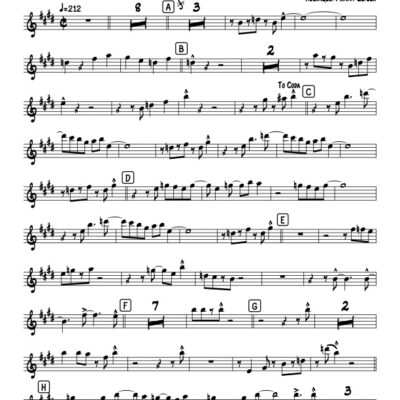 A Puerto Rico V.2 bari (Download) Latin jazz printed sheet music www.3-2music.com composer Manny Cepeda little big band instrumentation