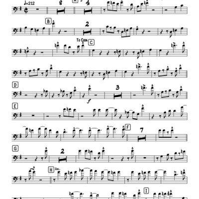 A Puerto Rico V.2 trombone (Download) Latin jazz printed sheet music www.3-2music.com composer Manny Cepeda little big band instrumentation
