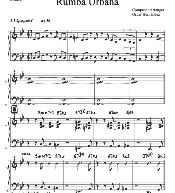 Rumba Urbana V.2 – Piano (Download)