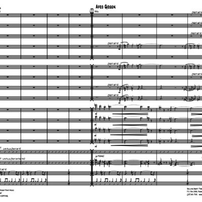 Afro Green score (Download) Latin jazz printed sheet music www.3-2music.com composer and arranger Dave Samuels big band 4-4-5 instrumentation