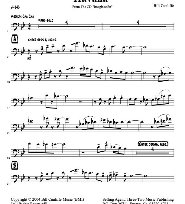 Havana V.1 – Trombone 2 (Download)