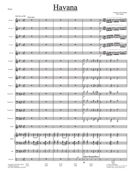 Now You Know score (Download) www.3-2music.com Latin jazz printed sheet music composer and arranger Joe Gallardo big band 4-4-5 instrumentation