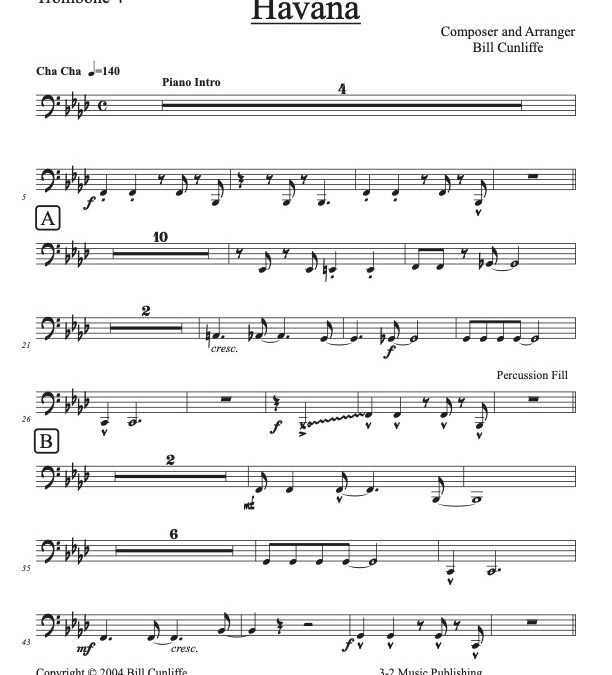 Havana V.2 – Trombone 4 (Download)