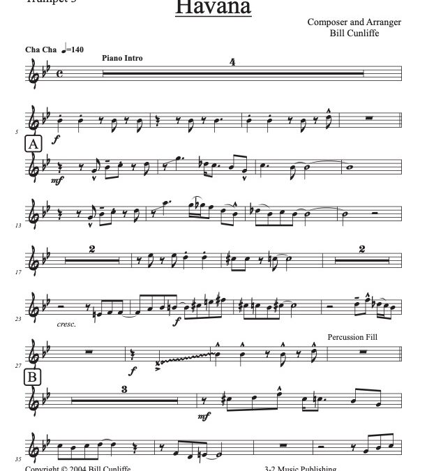 Havana V.2 – Trumpet 3 (Download)
