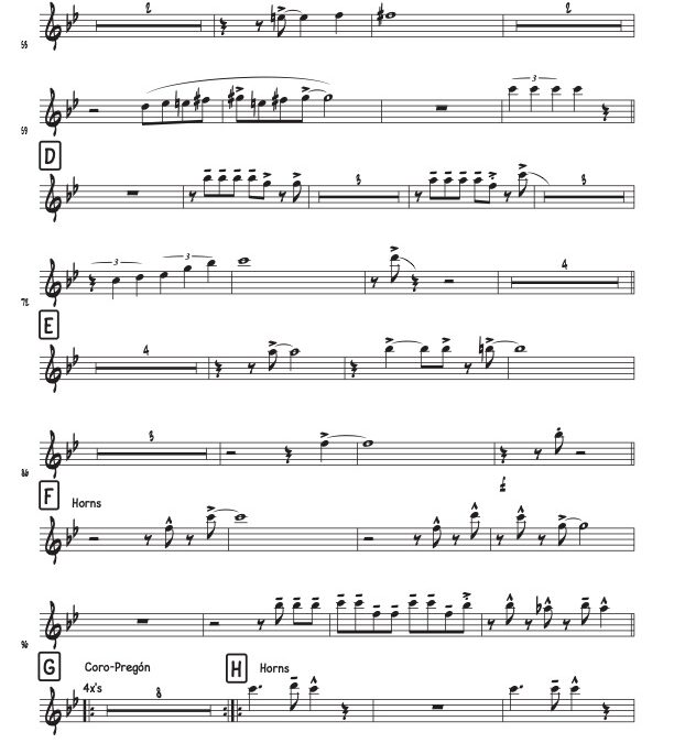 Llevatela – Trumpet 1 (Download)